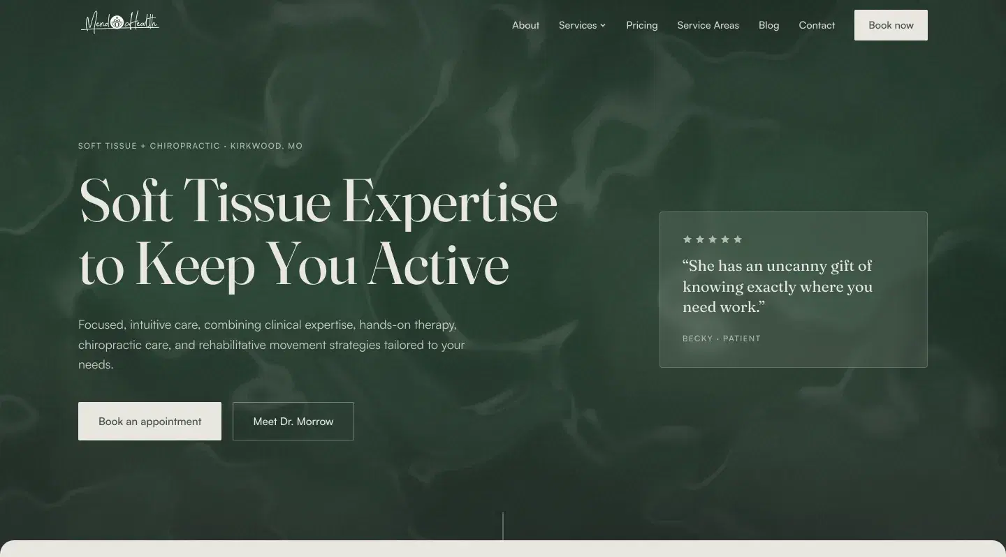 Mend Health — Chiropractic & soft tissue in Kirkwood, MO