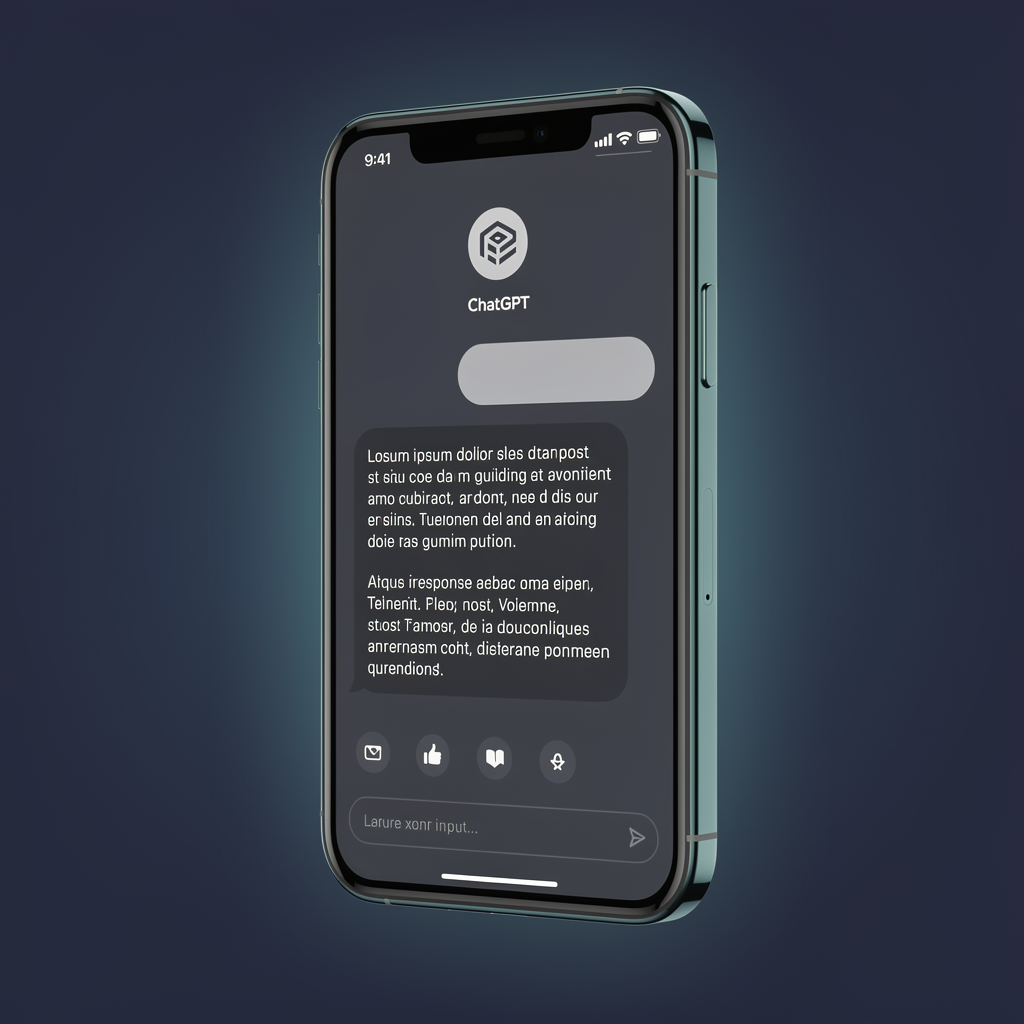 AI search visibility for St. Louis businesses — phone showing AI chat recommendation
