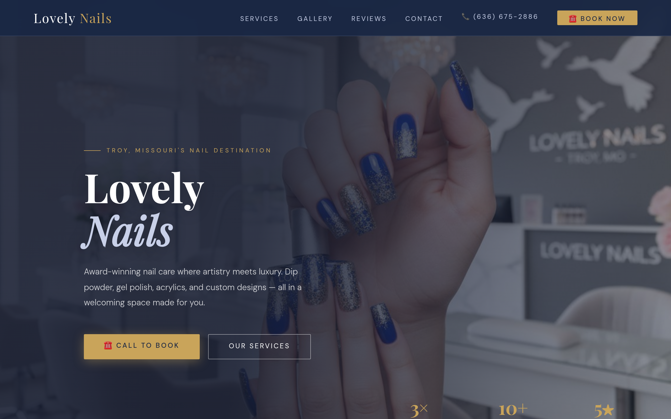 Lovely Nails website